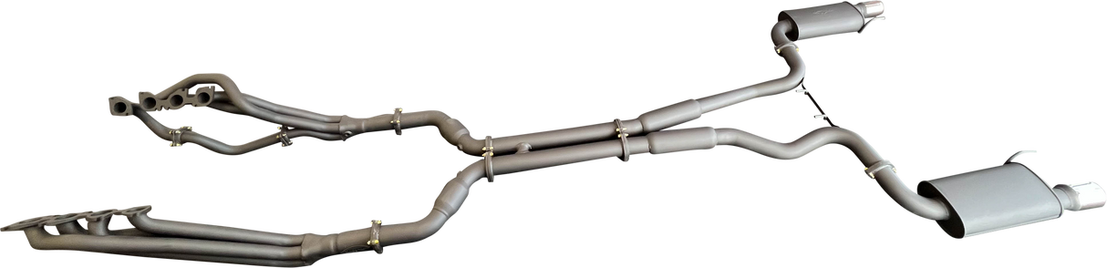 Manta | Twin 3″ Full Exhaust System with 1 7/8″ Headers Twin Tips | Ford Mustang FM S550 5.0L V8 Coupe 2015–2017