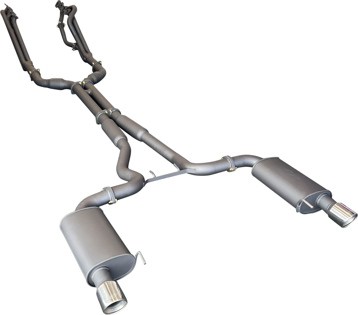 Manta | Twin 3″ Full Exhaust System with 1 7/8″ Headers Twin Tips | Ford Mustang FM S550 5.0L V8 Coupe 2015–2017