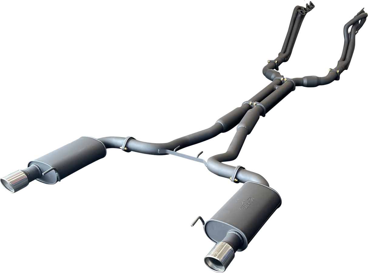 Manta | Twin 3″ Full Exhaust System with 1 7/8″ Headers Twin Tips | Ford Mustang FM S550 5.0L V8 Coupe 2015–2017