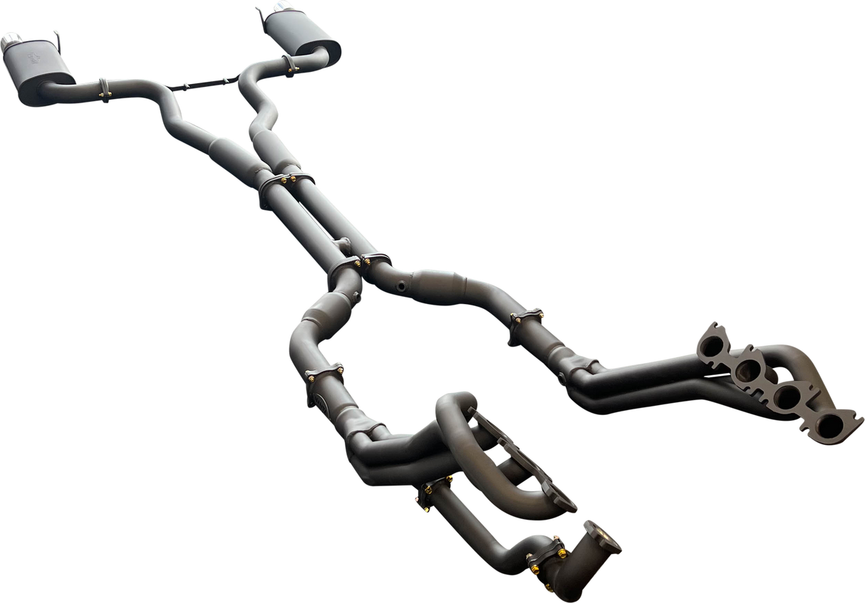 Manta | Twin 3″ Full Exhaust System with 1 7/8″ Headers Twin Tips | Ford Mustang FM S550 5.0L V8 Coupe 2015–2017