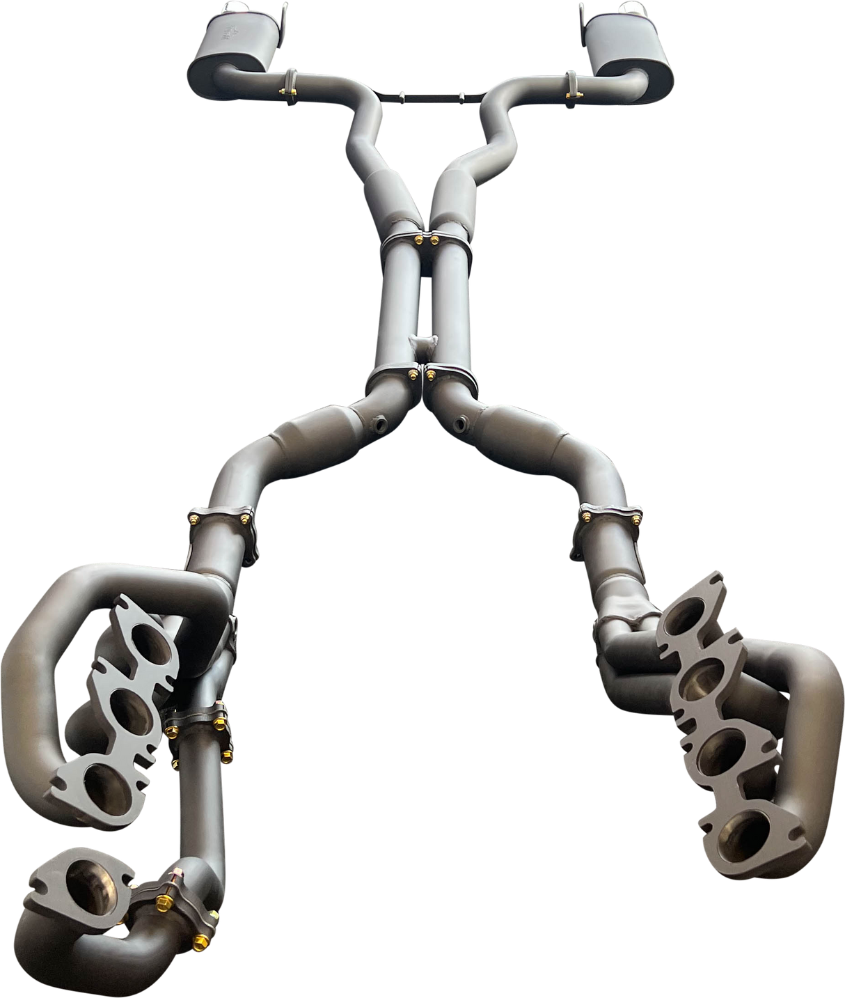 Manta | Twin 3″ Full Exhaust System with 1 7/8″ Headers Twin Tips | Ford Mustang FM S550 5.0L V8 Coupe 2015–2017