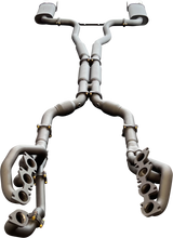 Manta | Twin 3″ Full Exhaust System with 1 7/8″ Headers Hotdog Muffler Twin Tips | Ford Mustang FM S550 5.0L V8 Coupe 2015–2017