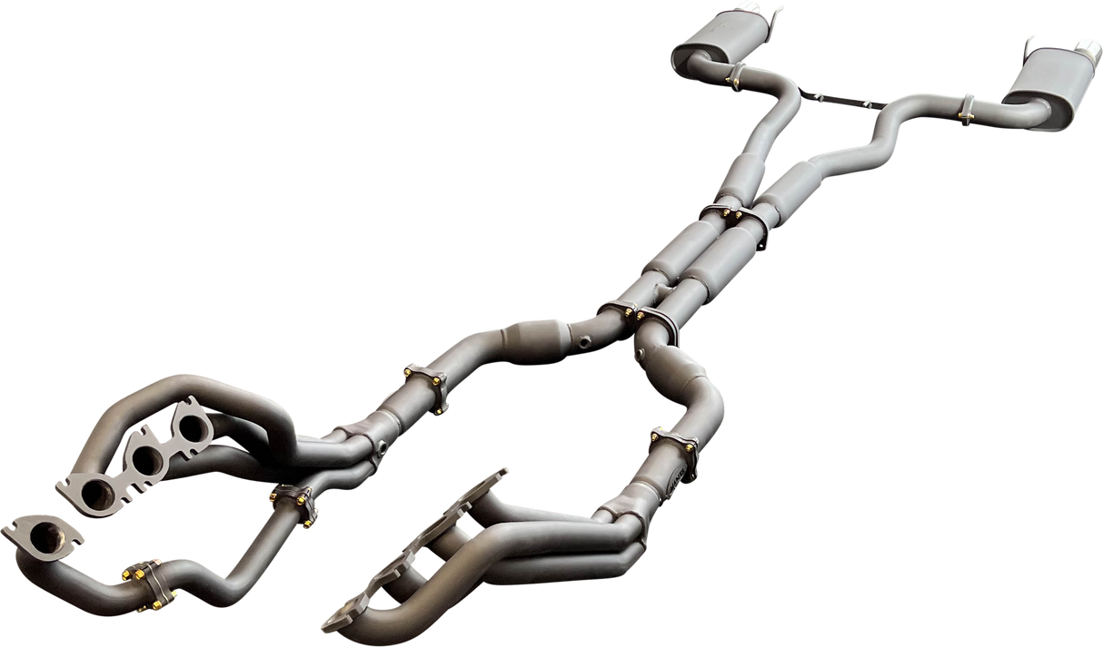 Manta | Twin 3″ Full Exhaust System with 1 7/8″ Headers Hotdog Muffler Twin Tips | Ford Mustang FM S550 5.0L V8 Coupe 2015–2017