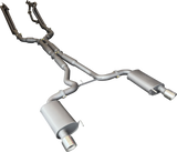 Manta | Twin 3″ Full Exhaust System with 1 7/8″ Headers Hotdog Muffler Twin Tips | Ford Mustang FM S550 5.0L V8 Coupe 2015–2017