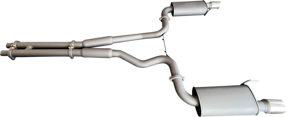 Manta | Twin 3″ Cat Back Exhaust System with Twin Tips | Ford Mustang FM S550 5.0L V8 Coupe 2015–2017