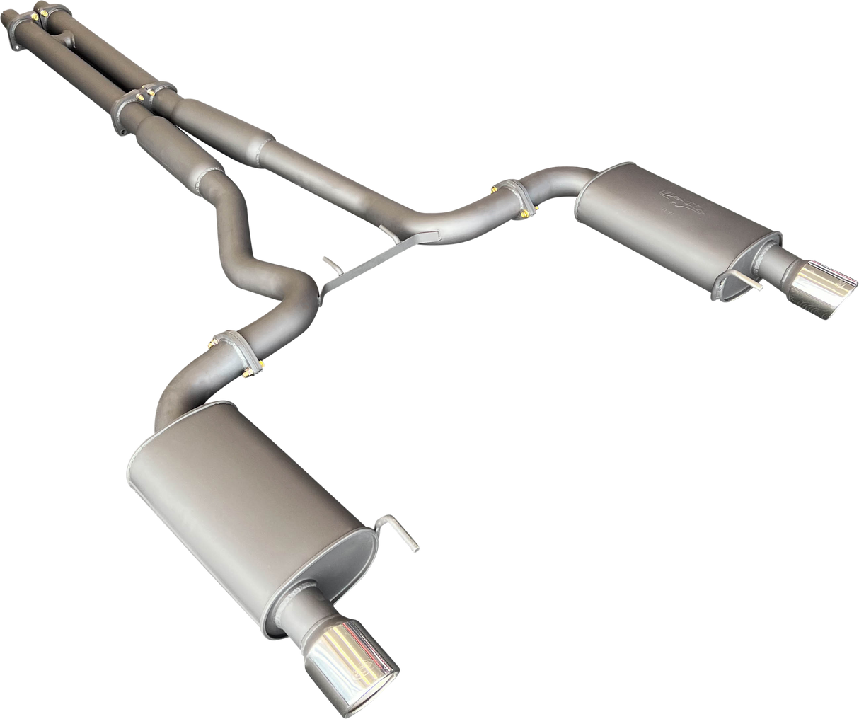 Manta | Twin 3″ Cat Back Exhaust System with Twin Tips | Ford Mustang FM S550 5.0L V8 Coupe 2015–2017