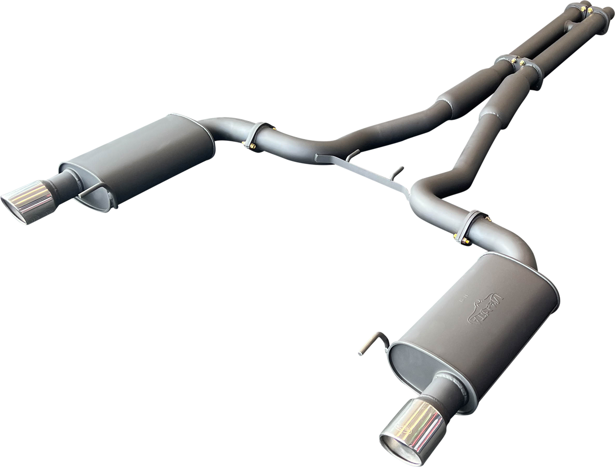 Manta | Twin 3″ Cat Back Exhaust System with Twin Tips | Ford Mustang FM S550 5.0L V8 Coupe 2015–2017