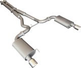 Manta - Ford Mustang V8 FM (2015-17) - Cat Back - 3" Dual Exhaust - without Centre Mufflers / with Rear Mufflers + Twin Tips
