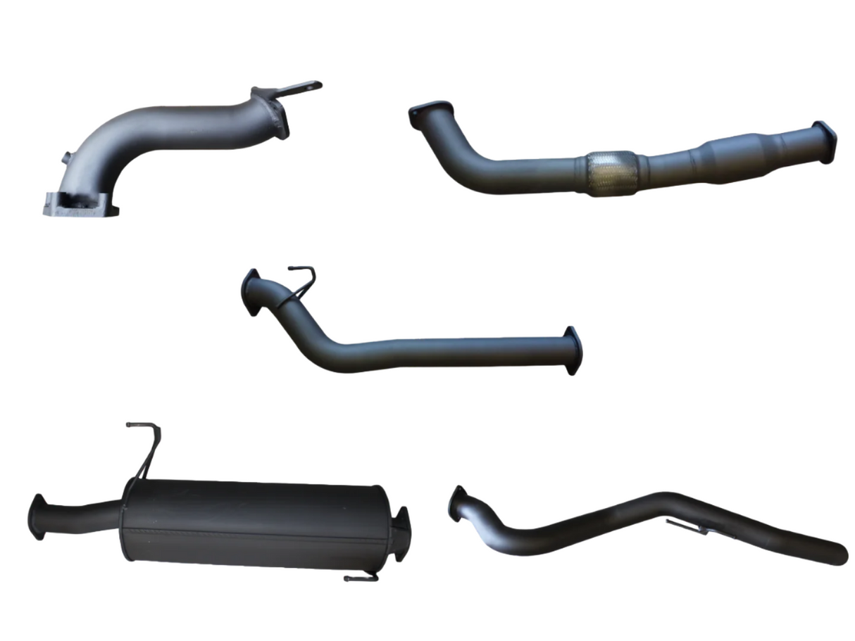 Manta | 3″ Turbo Back with Cat | Holden Rodeo RA 3.0L LWB Non CR Cab Chassis 2003–2006