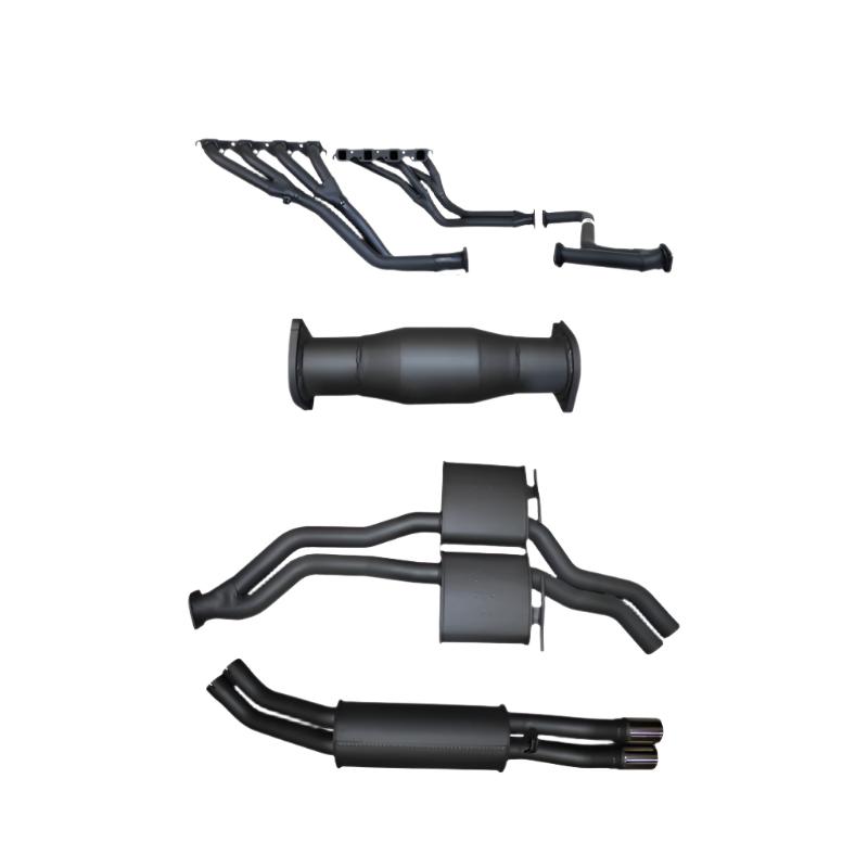 Manta | Dual 2.5″ Full Exhaust System with Extractors Muffler | Holden Commodore VP VR VS 5.0L V8 Manual IRS Sedan 1991–1997