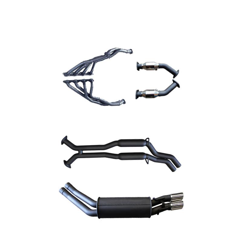 Manta | Dual 2.5″ Full Exhaust System with Extractors, Hotdog & Muffler | Holden Commodore VT 5.0L V8 Sedan 1997–1999