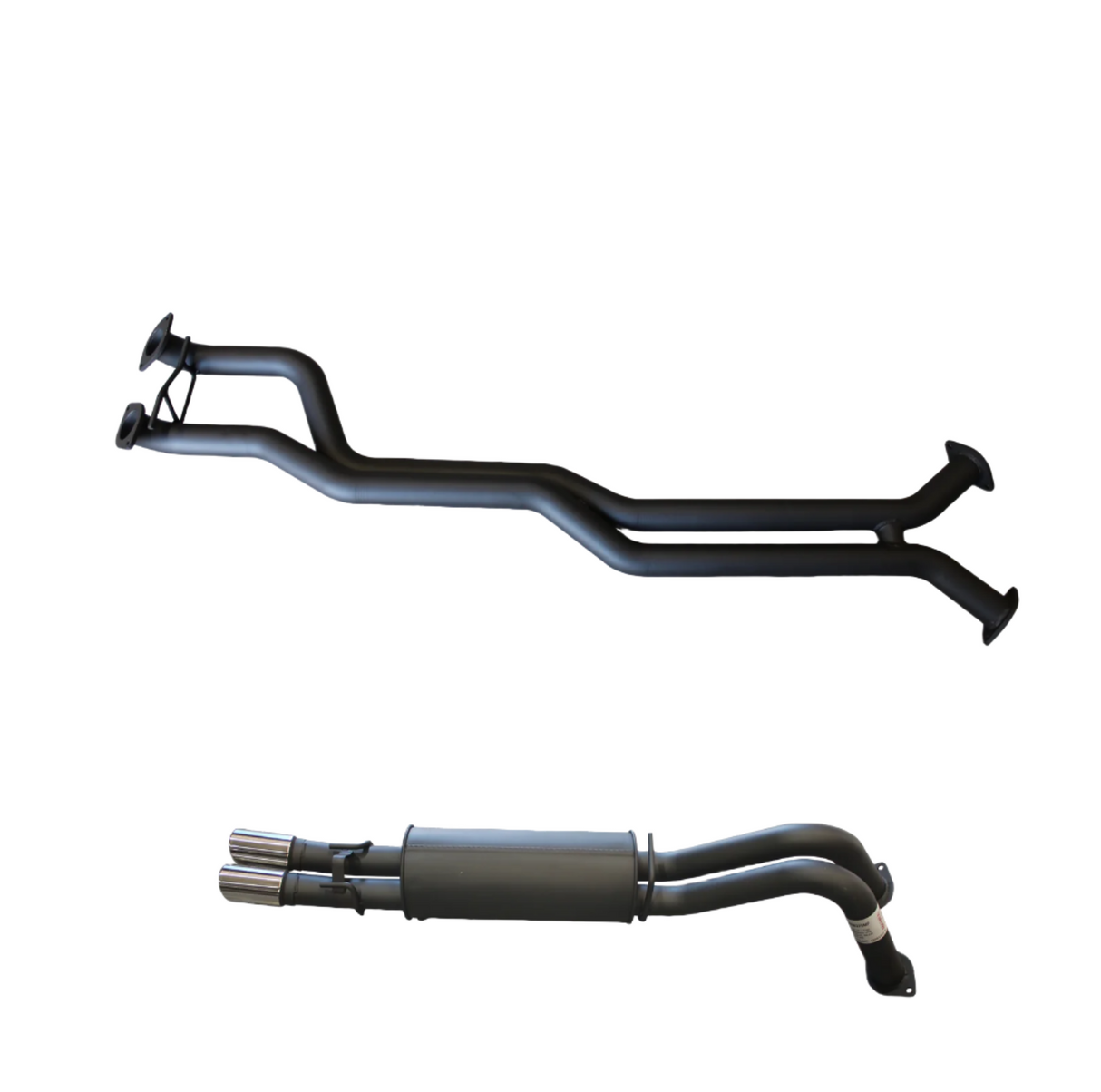 Manta | Twin 2.5in Cat Back Exhaust System WOM Muffler | Holden Commodore VY VZ Crewman One Tonner V8 Ute Avalanche 2003–2006
