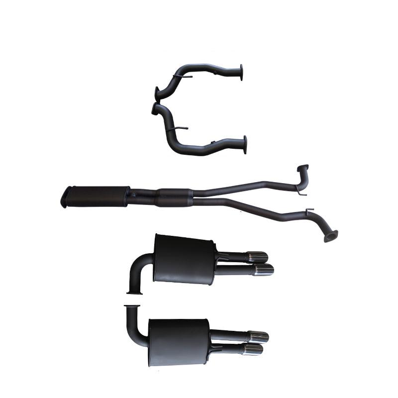 Manta | Twin 2.5″ Cat Back Exhaust System with Muffler/Muffler | Holden Statesman Caprice WM WN V8 6.0L LWB Sedan 2006–2017