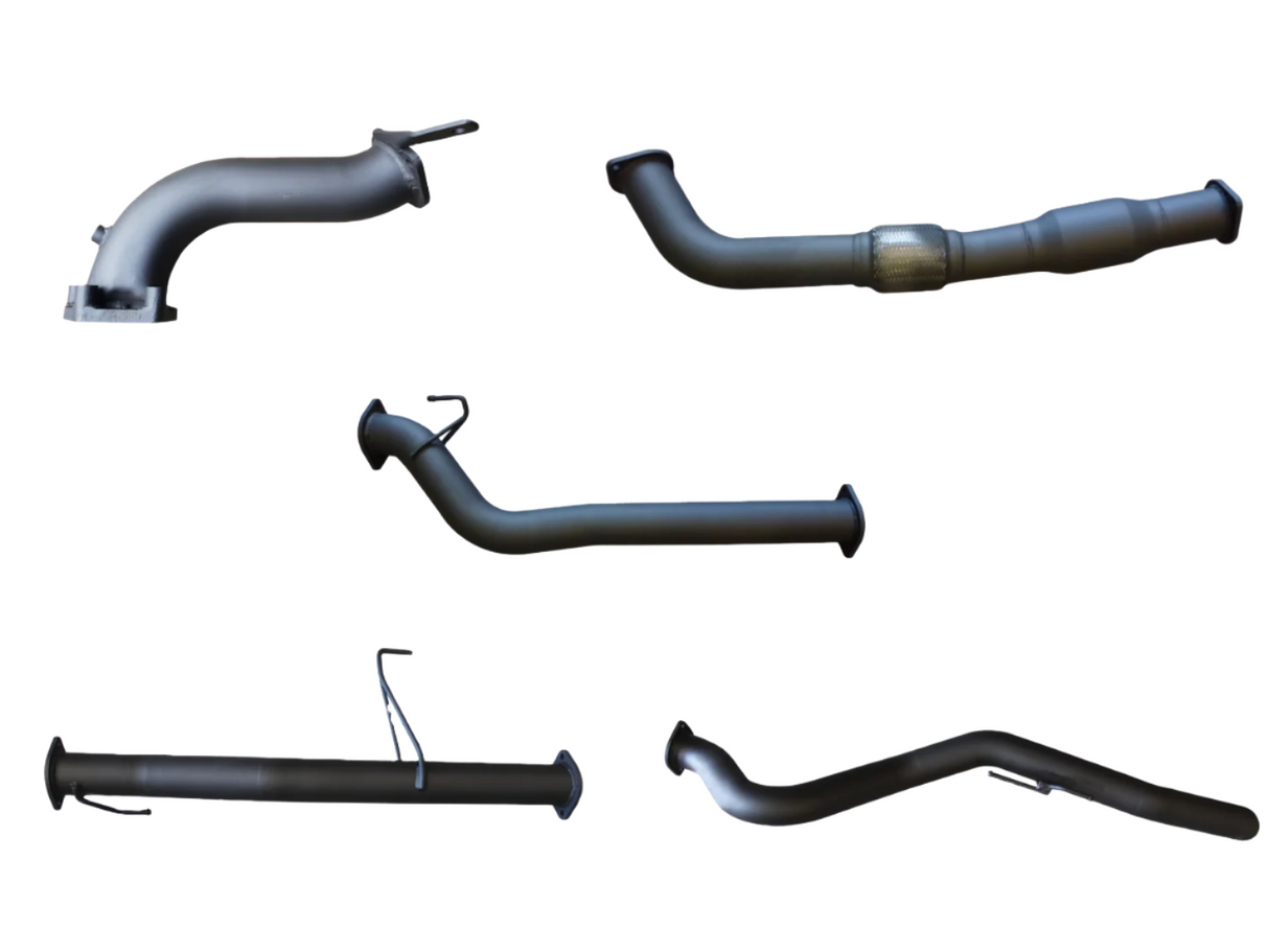 Manta | 3″ Turbo Back with Cat & Without Muffler | Holden Rodeo RA 3.0L LWB Non CR Cab Chassis 2003–2006