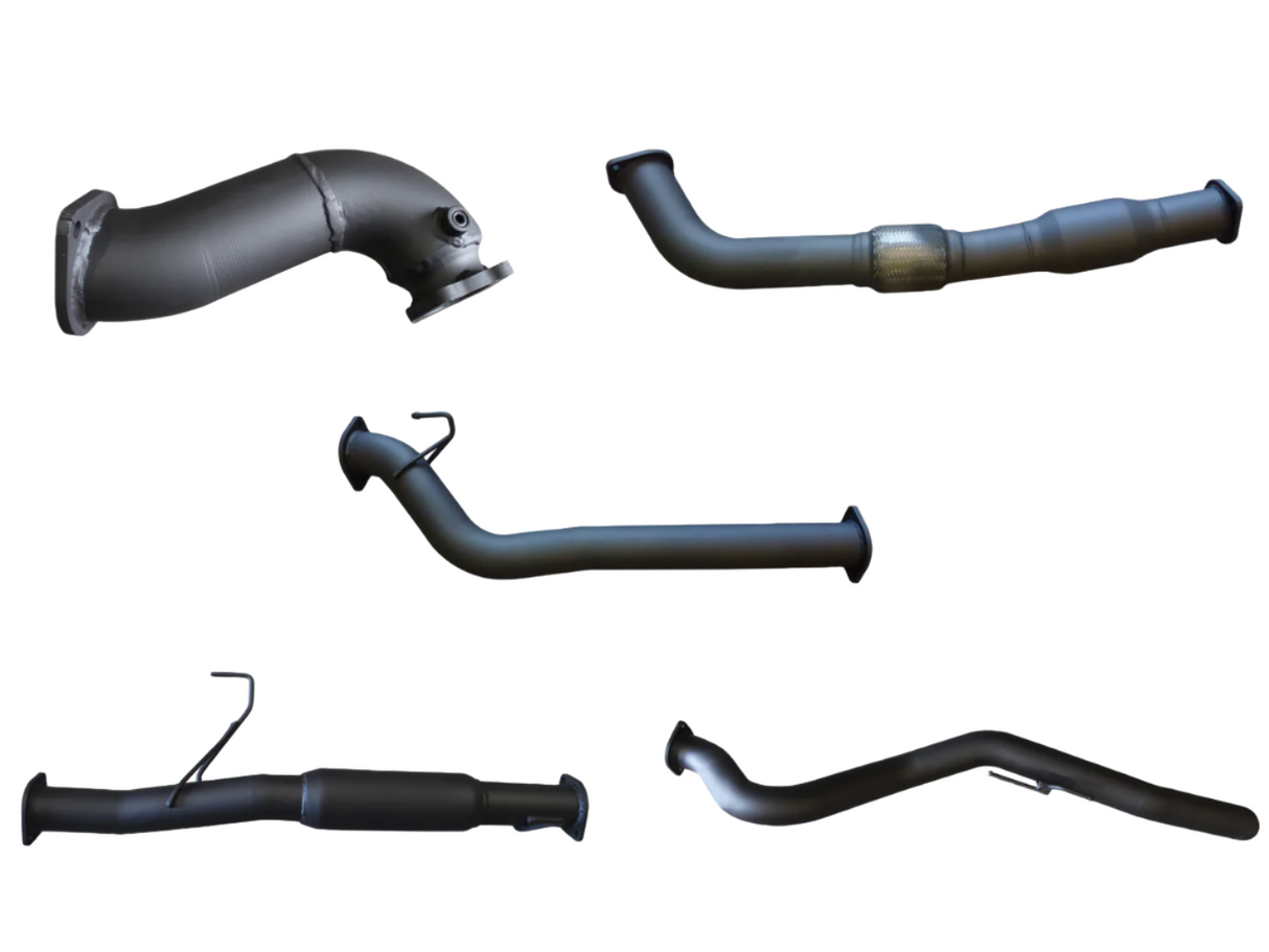 Manta | 3″ Turbo Back with Cat & Hotdog | Holden Rodeo RA 3.0L LWB CRD Cab Chassis 2007–2008