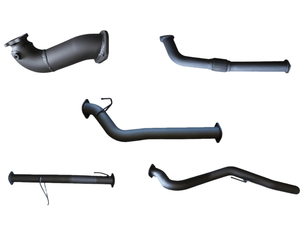 Manta | 3in Turbo Back without Cat & Without Muffler | Holden Colorado RC 3.0L LWB Cab Chassis 2008–2010