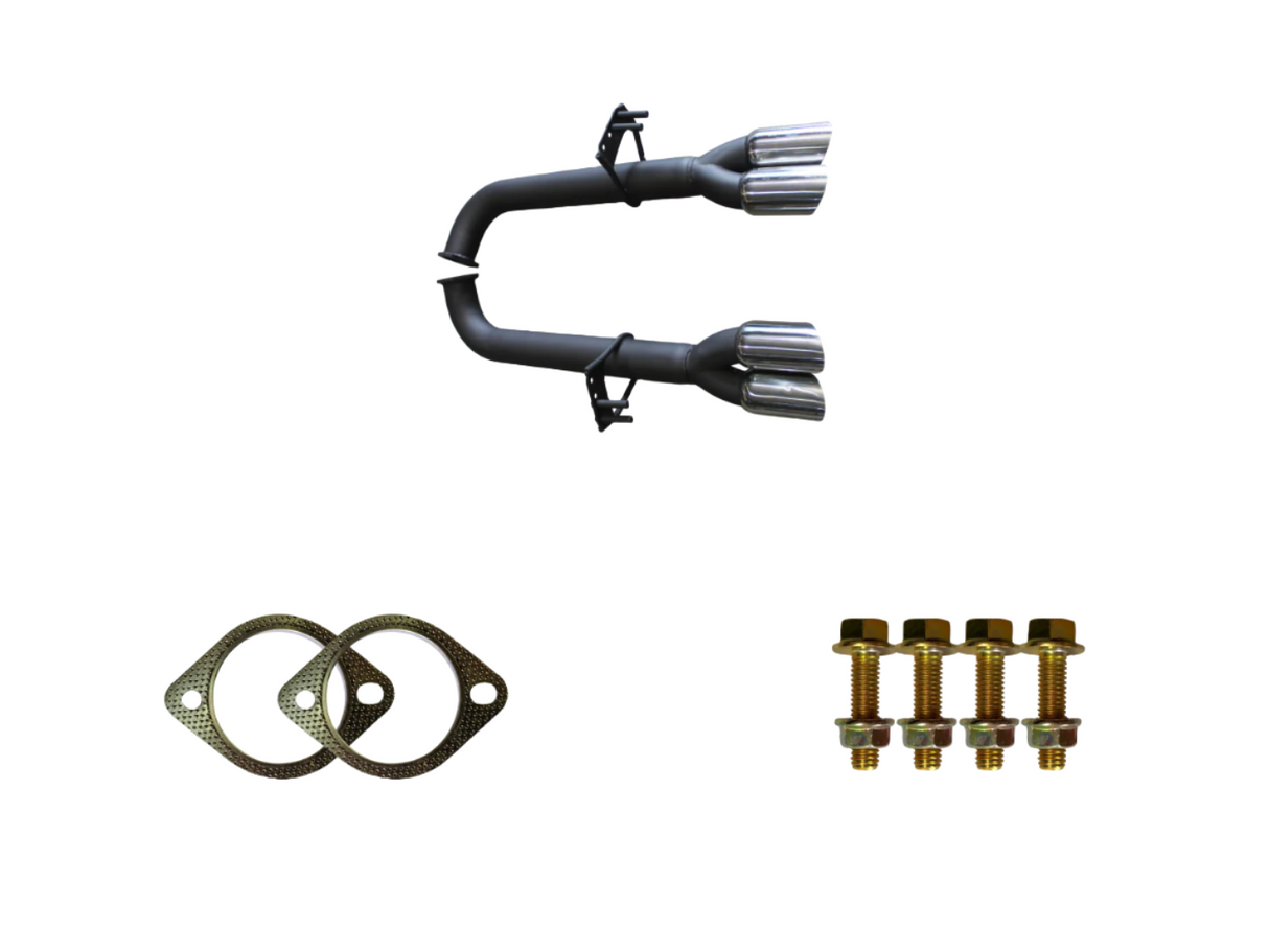 Manta | Twin 3″ Axle Back Muffler Delete | Holden Commodore VE Maloo, VE SS, VF SS, HSV Maloo Ute 6.0L 6.2L 2007–2017