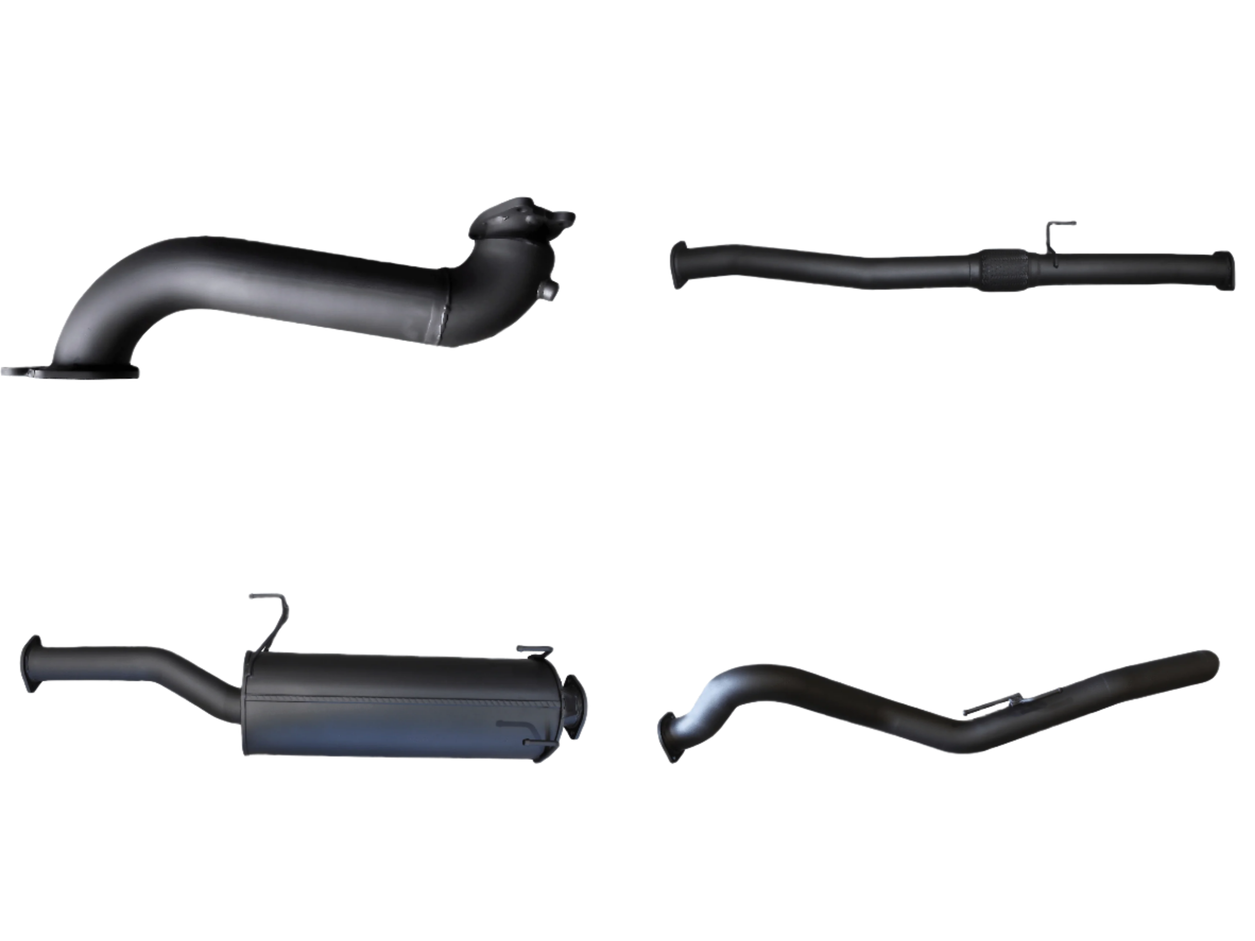 Manta - Isuzu D-MAX 2012+ 3.0L - Full Exhaust - 3" System with without Cat - with Muffler