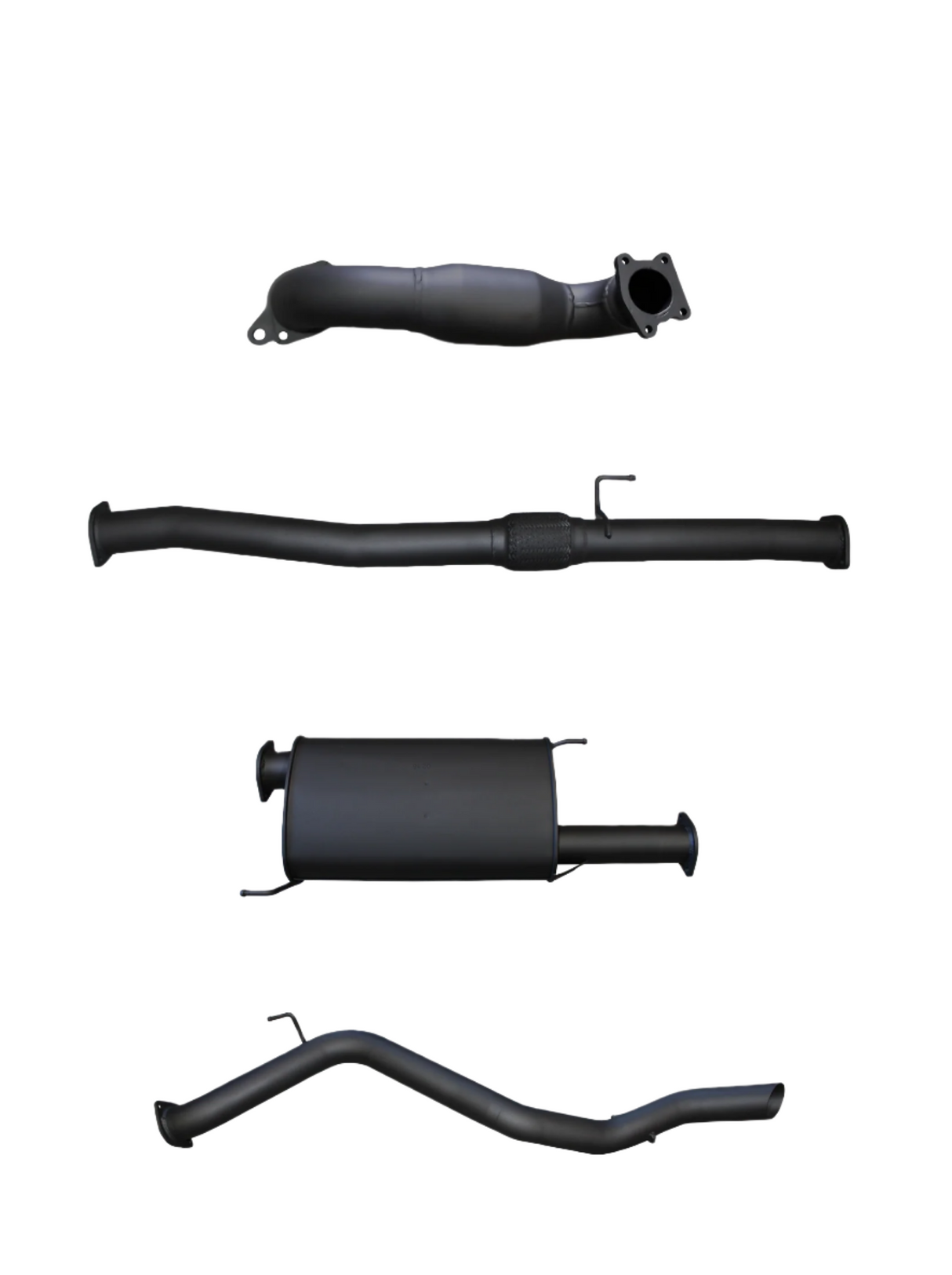 Manta - Isuzu MU-X 2012+ 3.0L - Turbo Back System - 3" Single Exhaust with Cat