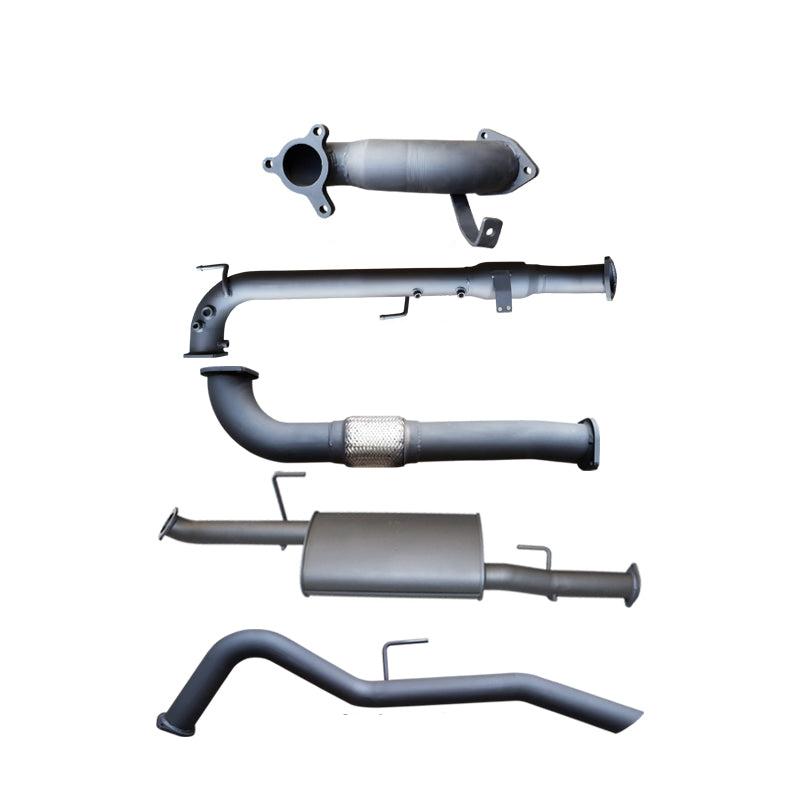 Manta | 3″ Turbo Back Exhaust System with Cat & Rear Tailpipe | Nissan Navara D40 2.5L Turbo Diesel Auto Ute 2005–2007