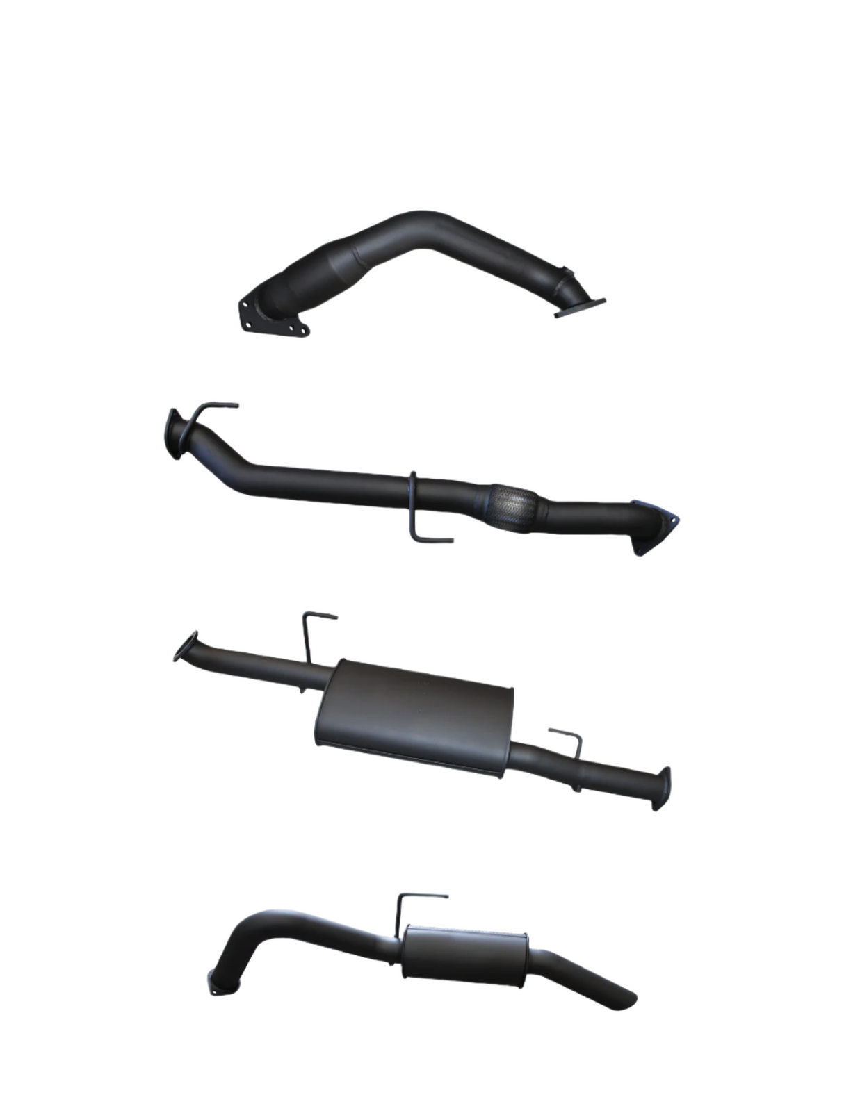 Manta | 3″ Turbo Back Exhaust System With Cat & Muffler | Nissan Navara D40 3.0L V6 Turbo Diesel Auto Ute 2011–2015