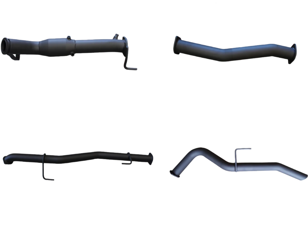 Manta - Nissan Navara NP300 - 3" Single Turbo Back Exhaust System with Cat & WOM