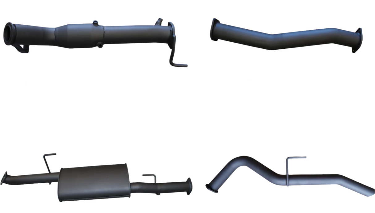 Manta | 3″ Turbo Back Exhaust System With Cat & Muffler | Nissan Navara D23 NP300 2.3L Turbo Diesel Ute 2015–2025
