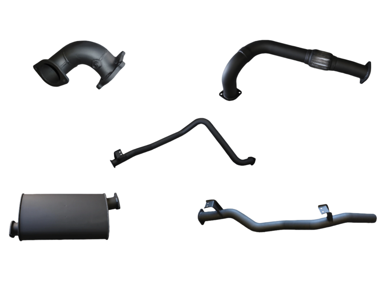 Manta | 3″ Turbo Back Exhaust System with Muffler | Toyota LandCruiser HDJ79 4.2L Turbo Diesel Ute 2001–2006