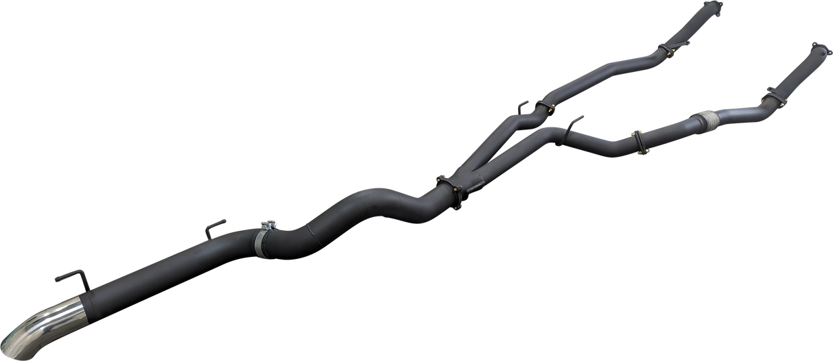 Manta | 3″ Turbo Back without Cats, No Muffler, 4″ Exit | Toyota Landcruiser VDJ200 4.5L V8 Diesel Wagon 2007–2015