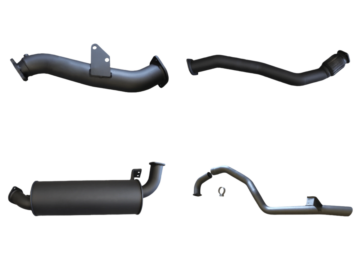 Manta | 3″ Turbo Back Exhaust System with Muffler | Toyota Landcruiser HZJ105 Wagon 4.2L 1HZ DTS Turbo 1998–2007
