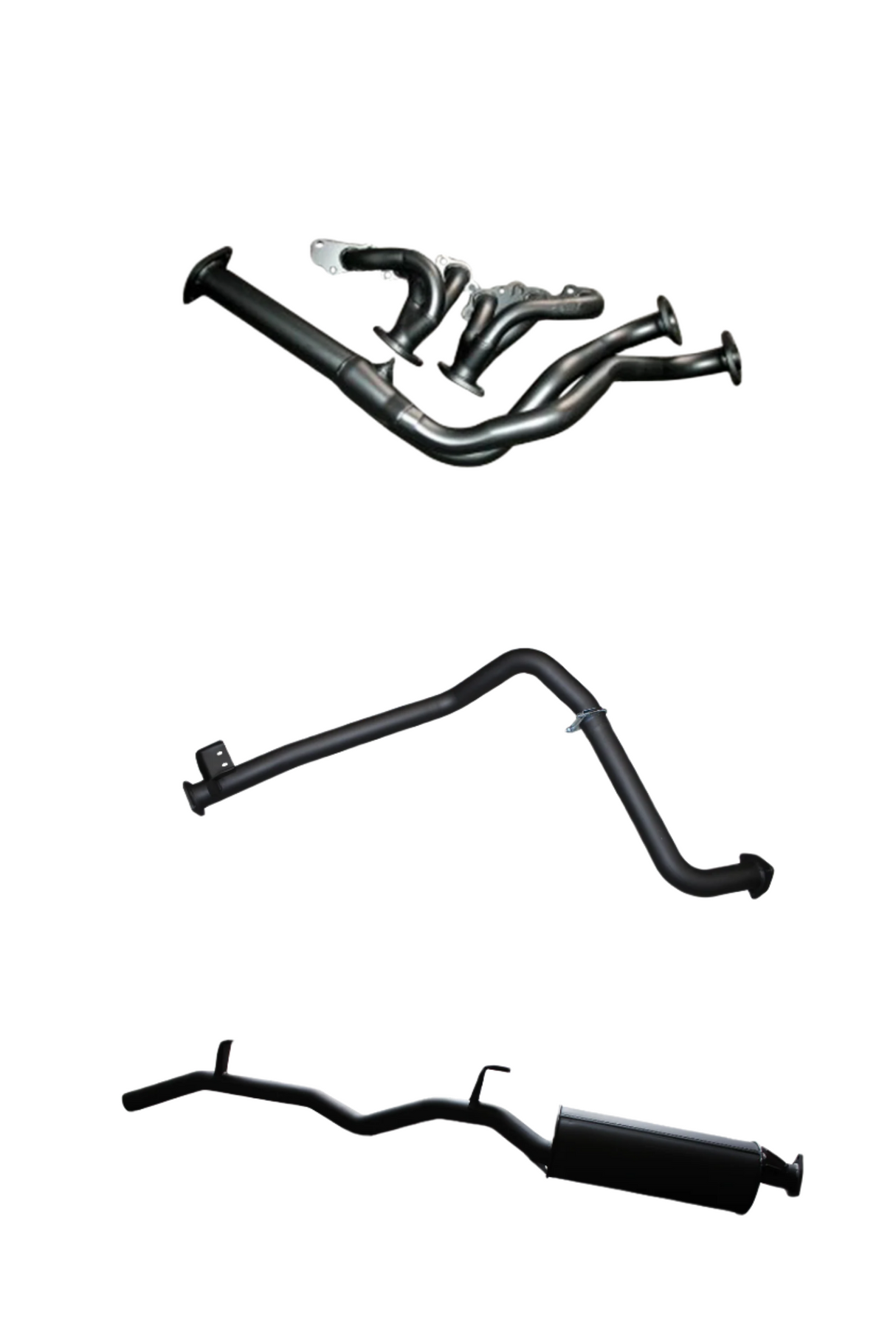 Manta | Extractors & 2.5″ Full Exhaust System | Toyota Landcruiser FZJ75 FZJ78 4.5L 1FZ Petrol Ute & Troop Carrier 1992–2006