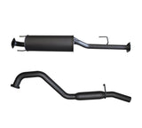 Manta | 2.5″ Cat Back Exhaust System with Centre Muffler & Rear Hotdog | Toyota Hilux N70 4.0L V6 Ute 2005–2017