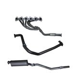 Manta | 2.5″ Full Exhaust System with Extractors | Toyota Landcruiser HZJ75 & HZJ78 4.2L Diesel Ute & Troop Carrier 1990–2006