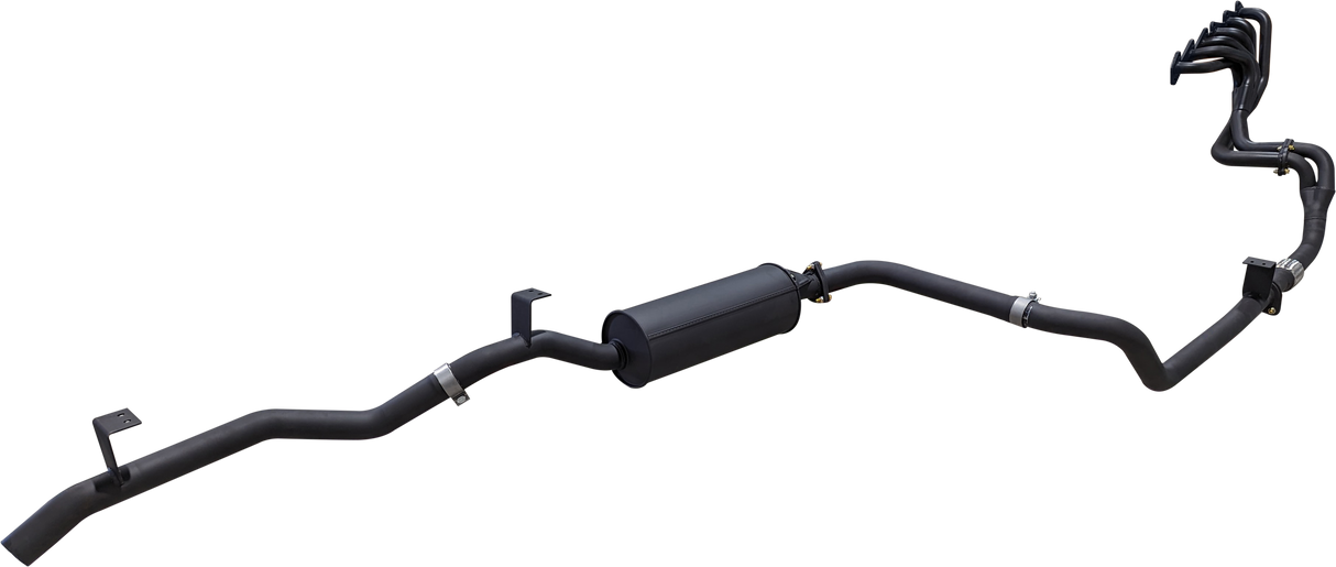 Manta | 2.5″ Full Exhaust System with Extractors | Toyota Landcruiser HZJ75 & HZJ78 4.2L Diesel Ute & Troop Carrier 1990–2006