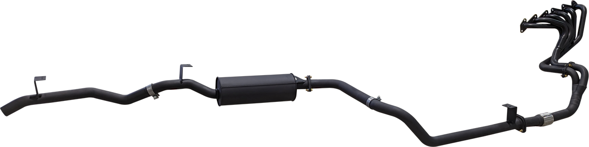 Manta | 2.5″ Full Exhaust System with Extractors | Toyota Landcruiser HZJ75 & HZJ78 4.2L Diesel Ute & Troop Carrier 1990–2006
