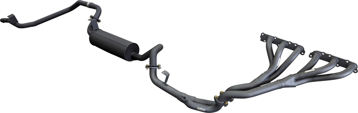 Manta | Extractors & 2.5″ Full Exhaust System (Mandrel Bend) | Toyota Landcruiser FZJ80 4.5L Petrol Wagon 1992–1997