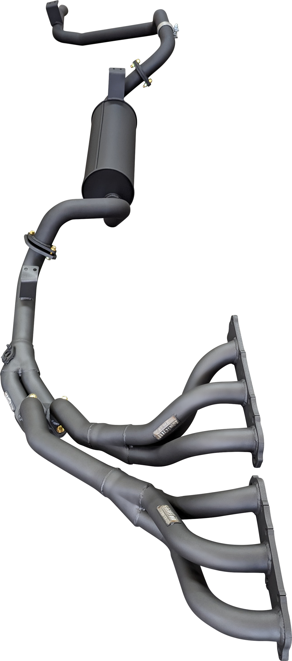 Manta | Extractors & 2.5″ Full Exhaust System (Mandrel Bend) | Toyota Landcruiser FZJ80 4.5L Petrol Wagon 1992–1997