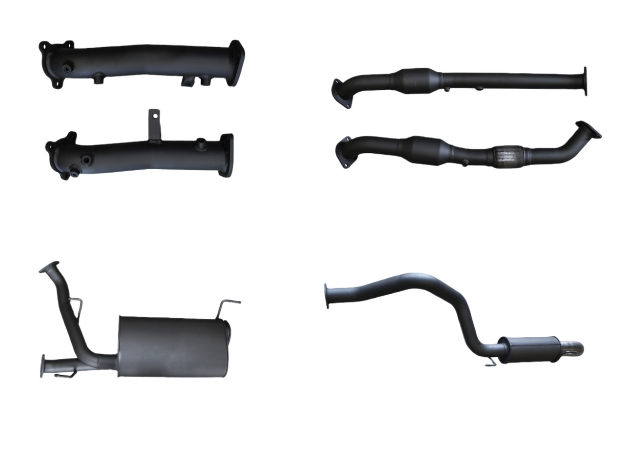 Manta | 2.5″ Turbo Back with Cats with Centre & Rear Muffler Dump Tip | Toyota Landcruiser VDJ200 4.5L V8 Diesel Wagon 2015–2021