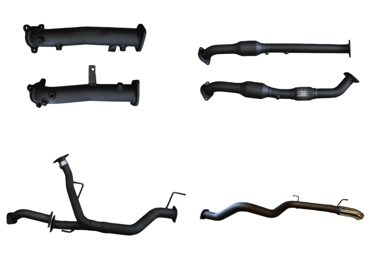 Manta | 2.5″ Turbo Back with Cats Pipe Only Dump Tip | Toyota Landcruiser VDJ200 4.5L V8 Diesel 2015–2021