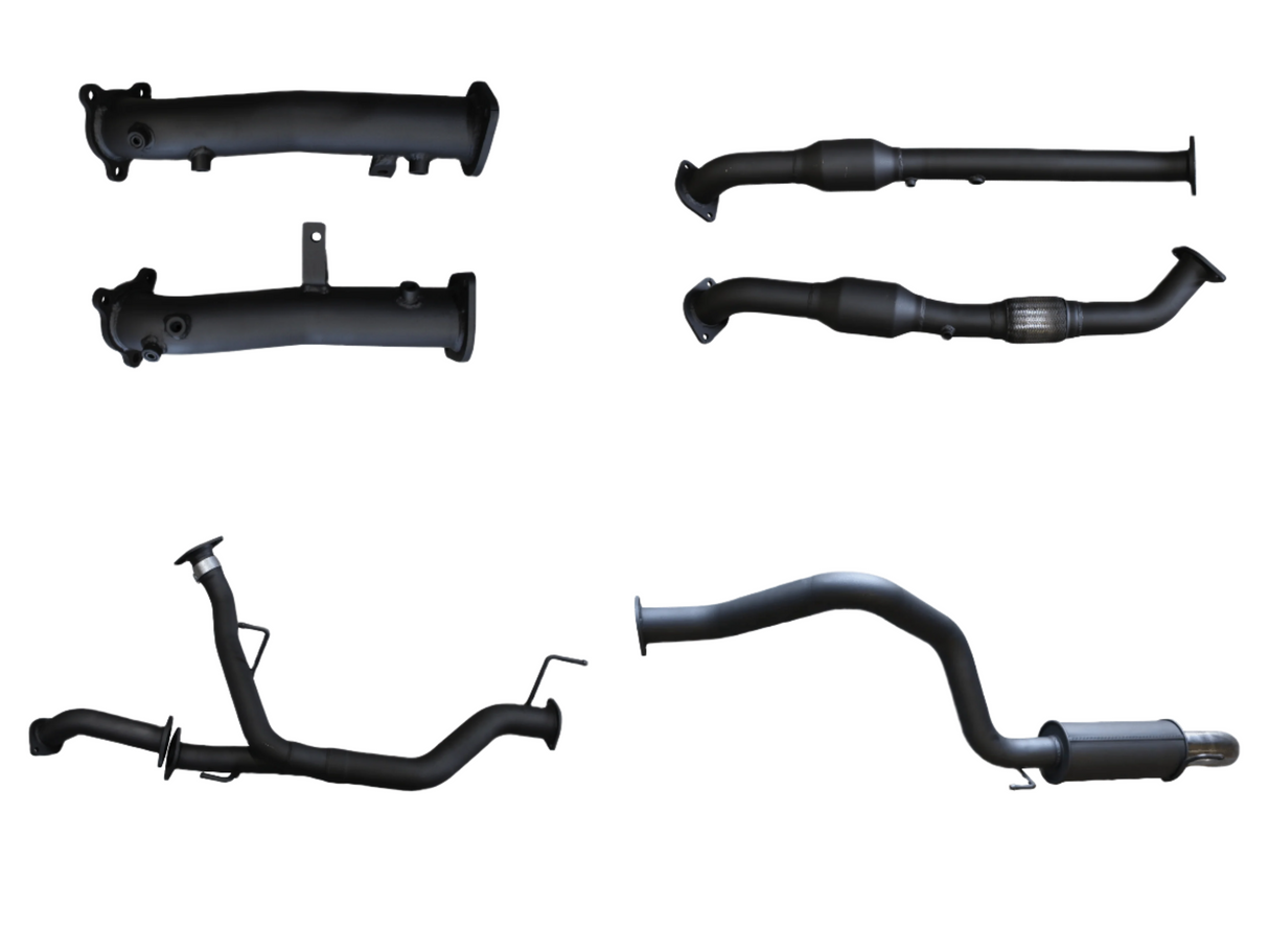 Manta | 2.5″ Turbo Back without Cats with Rear Muffler Dump Tip | Toyota Landcruiser VDJ200 4.5L V8 Diesel Wagon 2015–2021