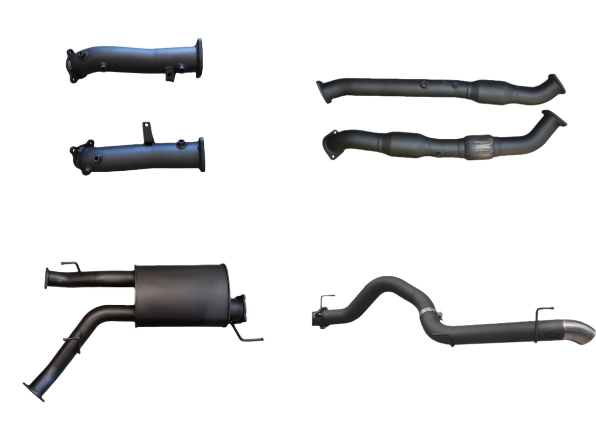Manta | Twin 3″ Turbo Back Exhaust System with Cats & Muffler | Toyota Landcruiser VDJ200 4.5L V8 Wagon 2015–2021