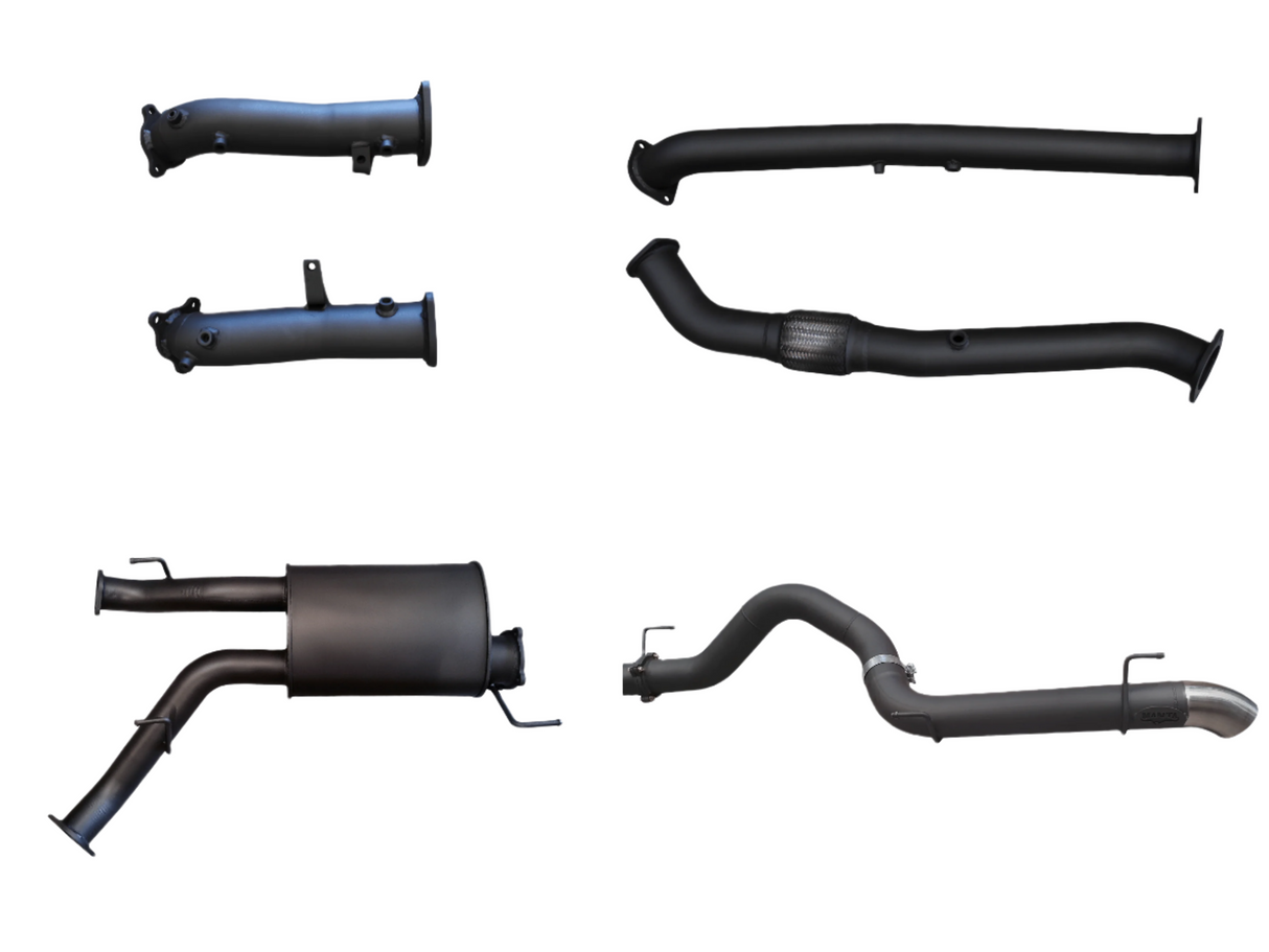 Manta | 3″ Dual Turbo Back without Cats with Muffler 4″ Tailpipe | Toyota Landcruiser VDJ200 4.5L V8 Diesel 2015–2021