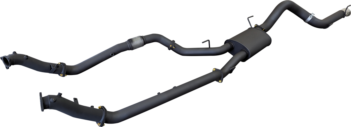 Manta | 3″ Dual Turbo Back without Cats with Muffler 4″ Tailpipe | Toyota Landcruiser VDJ200 4.5L V8 Diesel 2015–2021