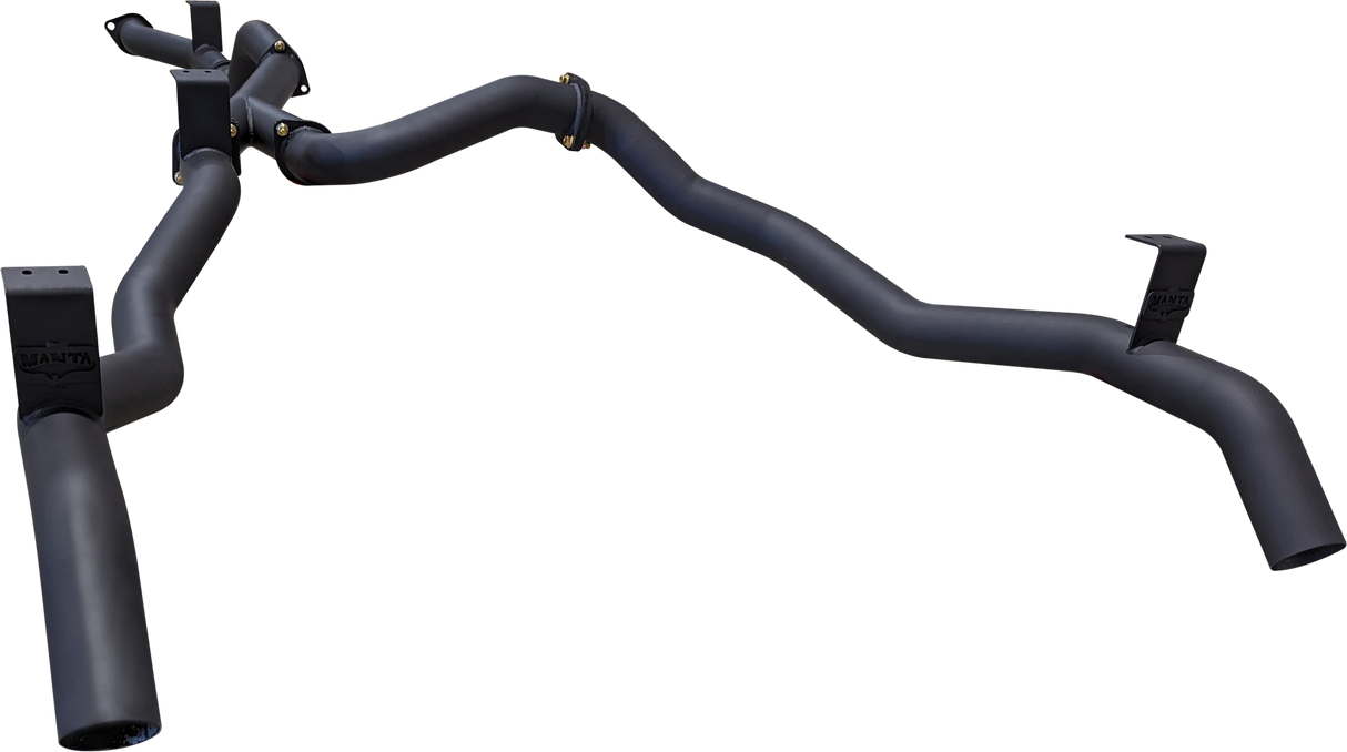 Manta | Dual 3in DPF Back Exhaust System | Toyota Landcruiser VDJ79 V8 Ute 2016–2025