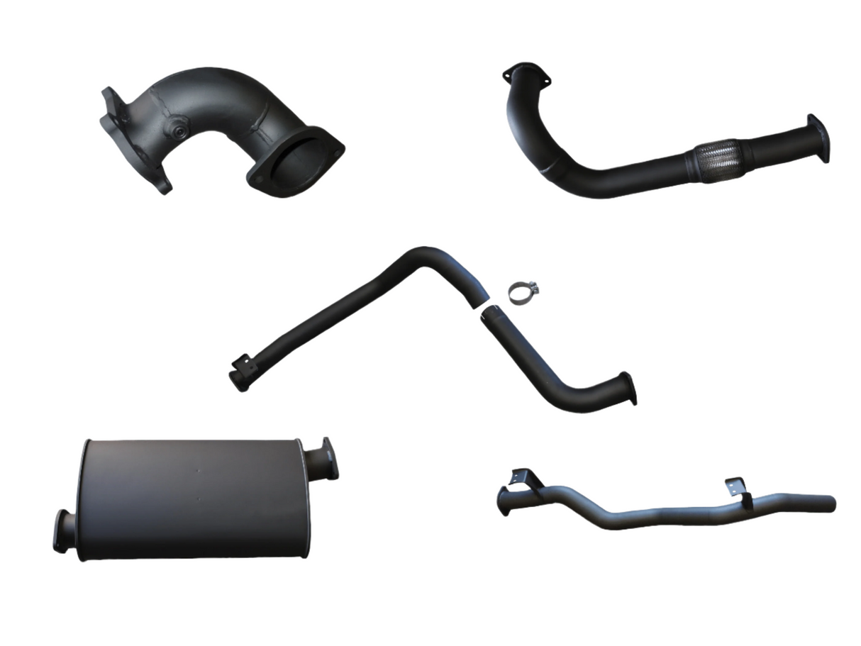 Manta | 3″ Turbo Back Exhaust System to Suit CT26 Turbo | Toyota Landcruiser HZJ78 4.2L 6cyl Troop Carrier 1990–2006