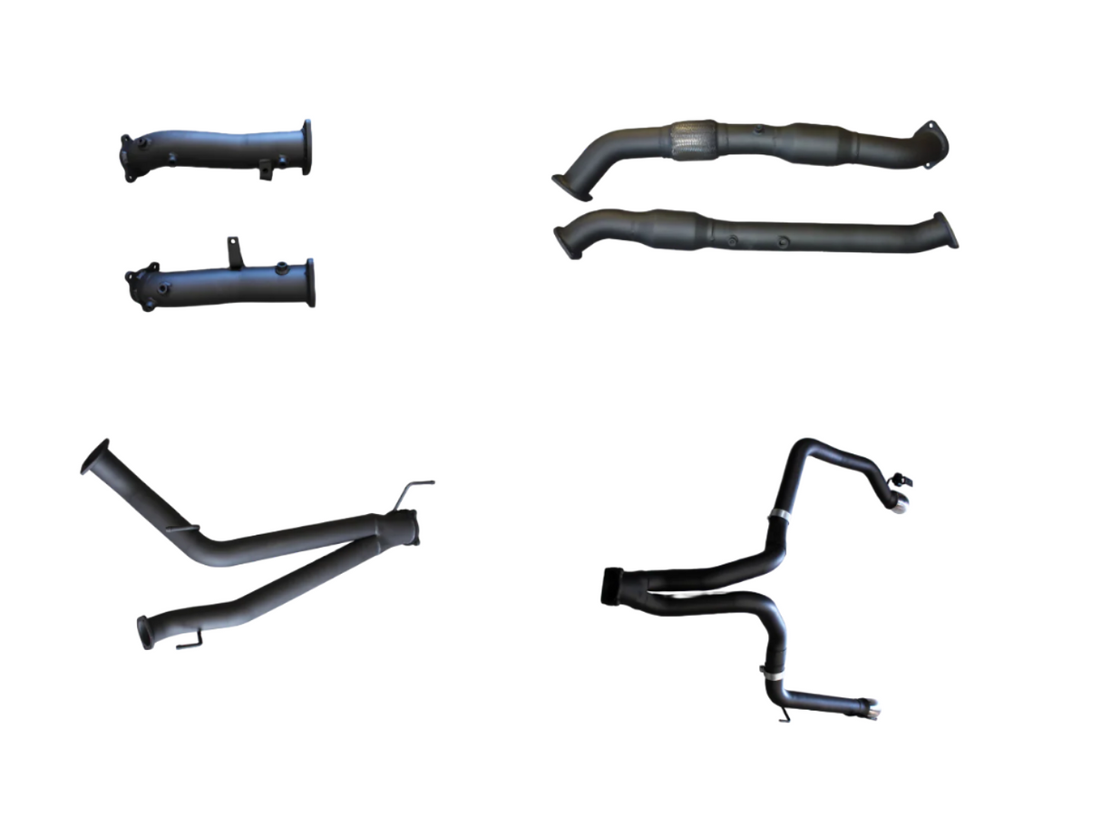 Manta | Dual 3″ Turbo Back with Cats, No Mufflers | Landcruiser VDJ200 V8 Wagon 2015–2021 Exit L&R