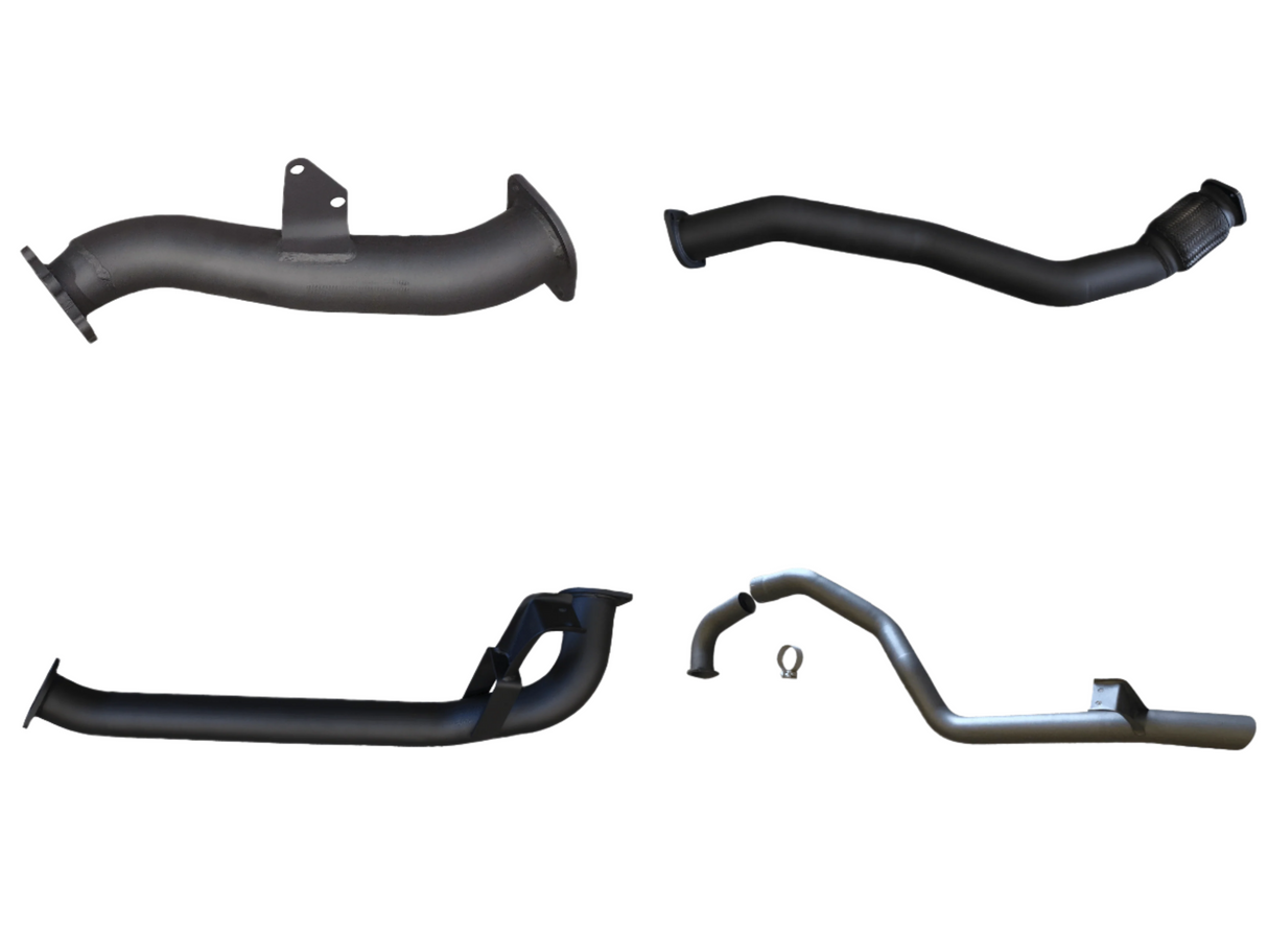 Manta | 3″ Turbo Back Exhaust without Muffler (6-Bolt Garrett) | Toyota Landcruiser HZJ105 4.2L 1HZ Diesel Wagon 1998–2007