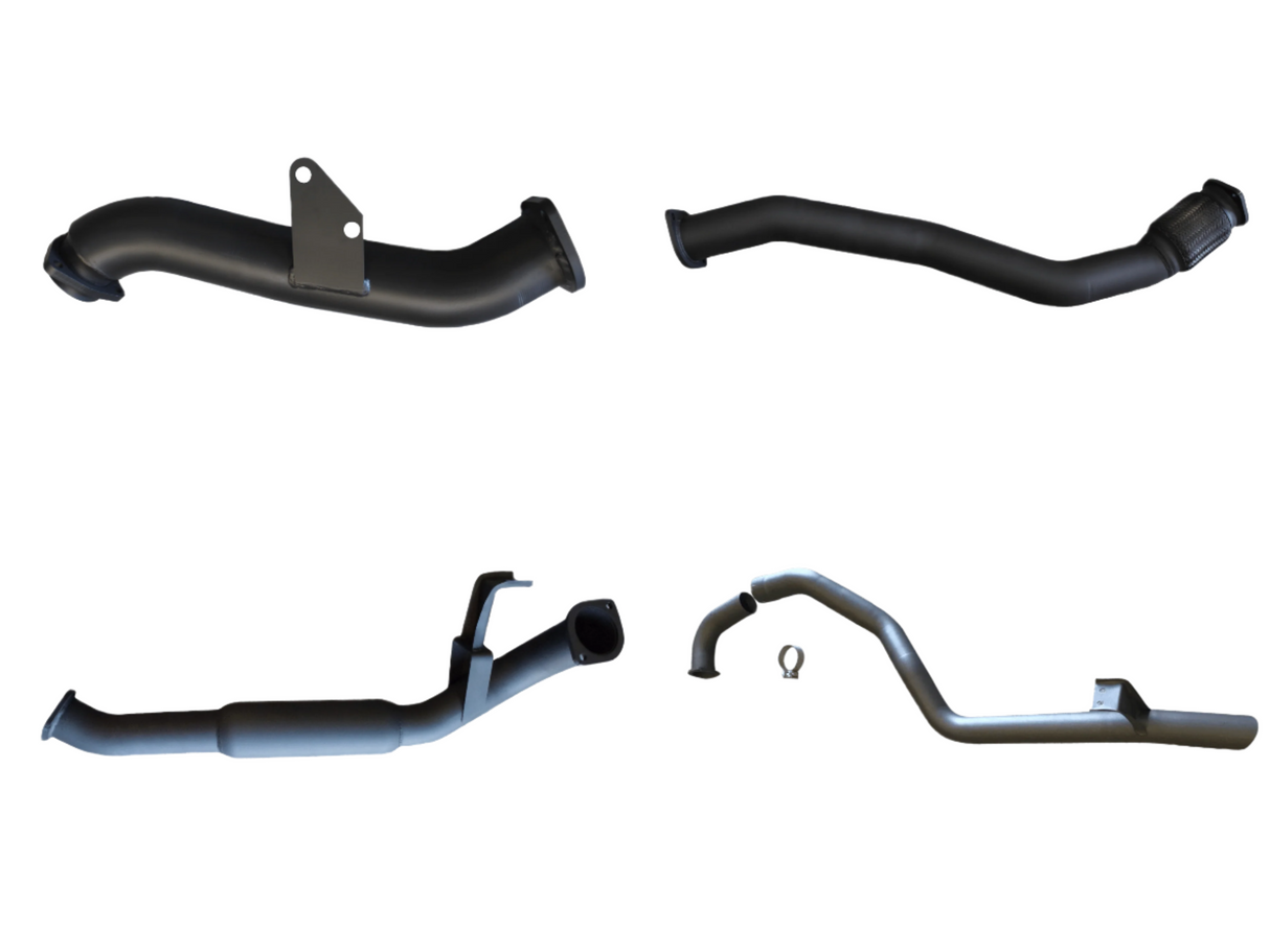 Manta | 3″ Turbo Back Exhaust with Hotdog (3-Bolt Garrett) | Toyota Landcruiser HZJ105 4.2L 1HZ Diesel Wagon 1998–2007