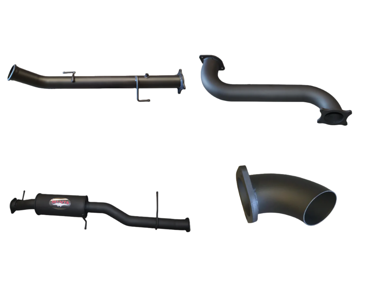 Manta | 3in Dump Pipe Back Exhaust with Small Muffler Diff Dump | Volkswagen Amarok V6 TDI550 TDI580 Ute 2016–2022