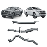 Redback Extreme Duty - Mitsubishi Triton MQ/MR (2015 - On) Performance Exhaust System